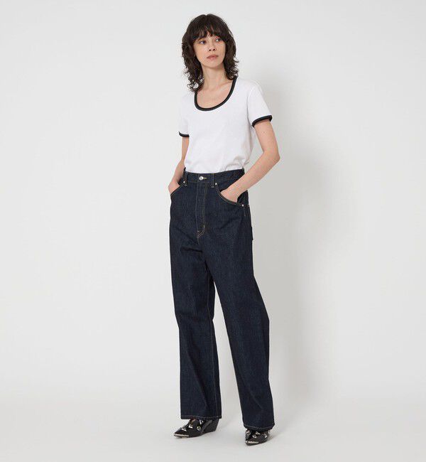 ASTRAET「＜ASTRAET＞ロングポット デニムパンツ ワンウォッシュ UNISEX」|デニム|