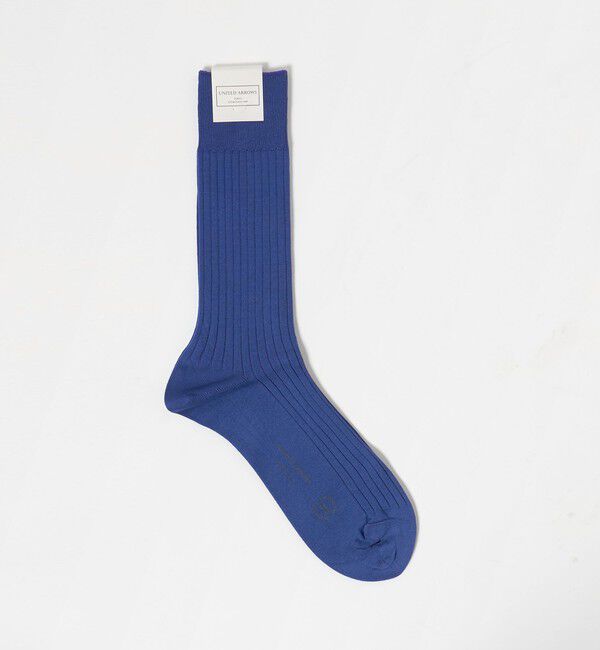 UNITED ARROWS「カラー リブソックス」|ソックス|PURPLE