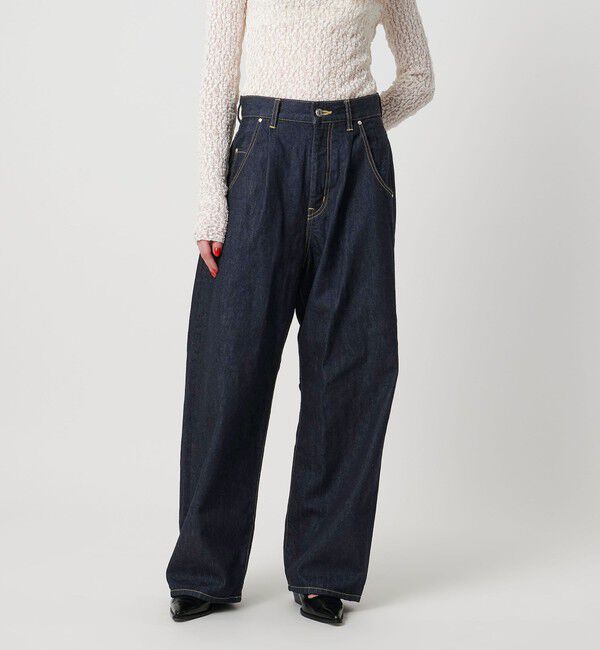 ASTRAET「＜ASTRAET＞1タック バルーン デニムパンツ」|デニム|