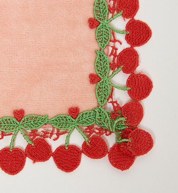 UNITED ARROWS「＜近沢レース店＞さくらんぼ ハンカチ」|ハンカチ|