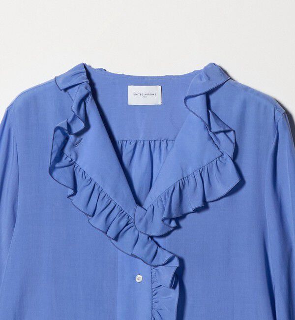 UNITED ARROWS「フリルカラー 2WAY ブラウス ‐ウォッシャブル‐」|シャツ・ブラウス|