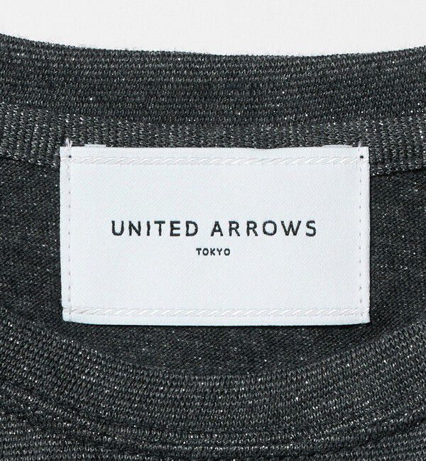 UNITED ARROWS「ラメ テンジク ロングスリーブ カットソー」|Tシャツ・カットソー|