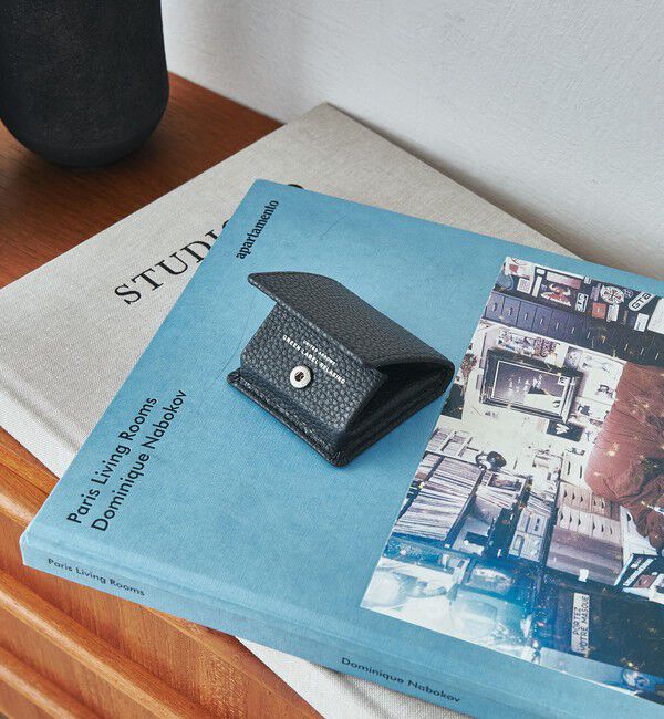 UNITED ARROWS green label relaxing「シボ レザーライク コインケース」|コインケース|NAVY