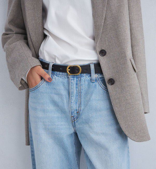 UNITED ARROWS green label relaxing「レクタングル バックル ベルト」|ベルト|