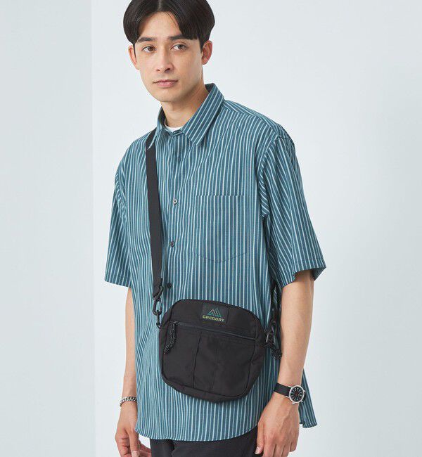 UNITED ARROWS green label relaxing「【別注】＜GREGORY＞GLR クイックポケット ワイド ショルダーバッグ」|ショルダー・メッセンジャー|BLACK