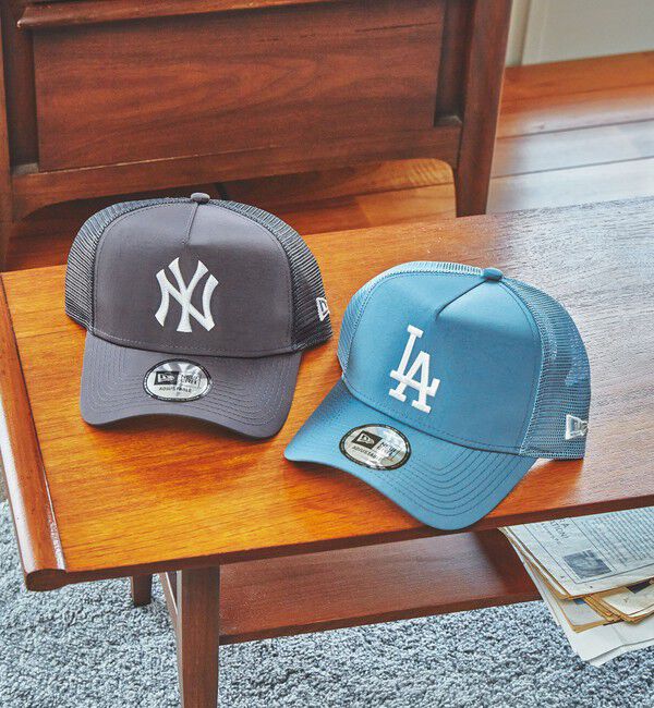 UNITED ARROWS green label relaxing「【別注】＜NEW ERA＞GLR 9FORTY AF TRUCKER キャップ」|キャップ・キャスケット|DK.GRAY