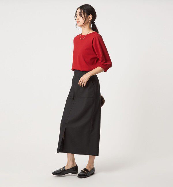 UNITED ARROWS green label relaxing「フォルムスリーブ ニット プルオーバー -ウォッシャブル-」|ニット・セーター|