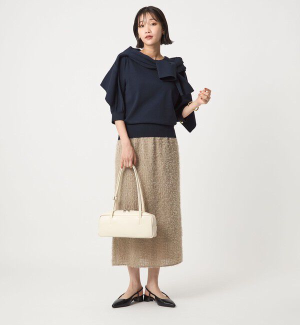 UNITED ARROWS green label relaxing「フォルムスリーブ ニット プルオーバー -ウォッシャブル-」|ニット・セーター|