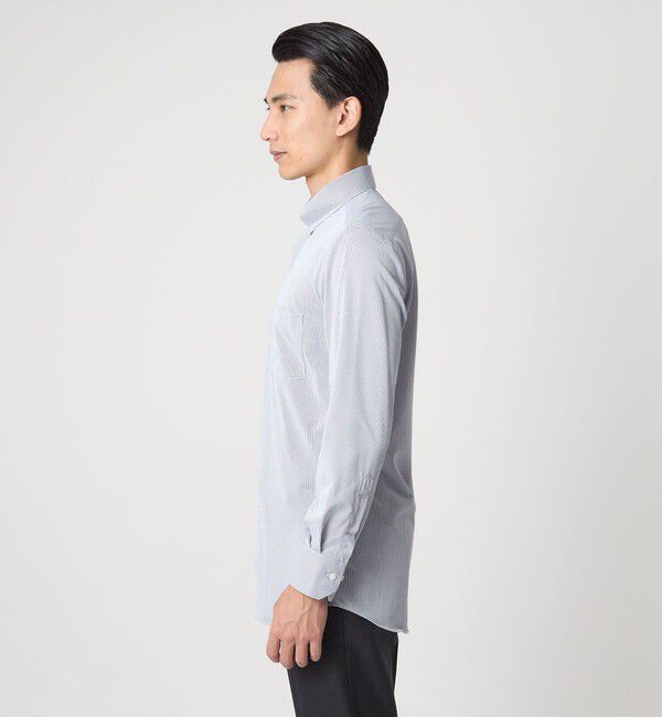 UNITED ARROWS green label relaxing「ドット ジャージー ボタンダウン ドレスシャツ -ストレッチ・イージーアイロン・吸水速乾・抗菌-」|シャツ・ブラウス|