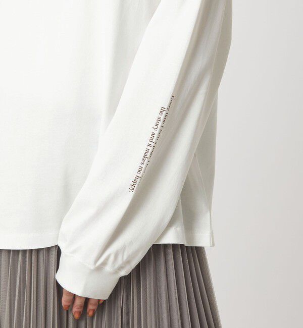 UNITED ARROWS green label relaxing「ロゴ ロングスリーブ Tシャツ」|Tシャツ・カットソー|