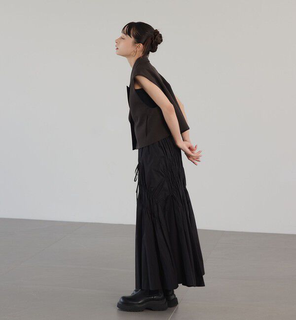 EMMEL REFINES「＜EMMEL REFINES＞EM ショート ジレ」|ベスト・ジレ|