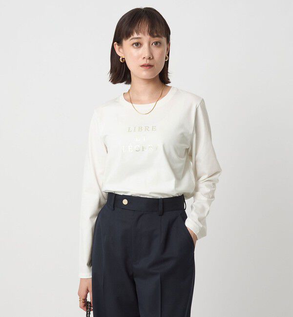 UNITED ARROWS green label relaxing「ロゴ ロングスリーブ カットソー」|Tシャツ・カットソー|