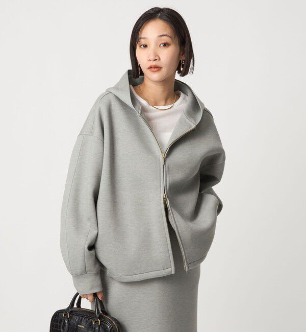 UNITED ARROWS green label relaxing「ダンボール ジップ フーディ」|パーカー|