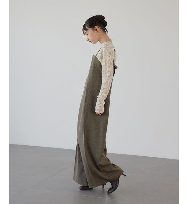 EMMEL REFINES「＜EMMEL REFINES＞EM ボックスタック キャミサロペット」|オールインワン|