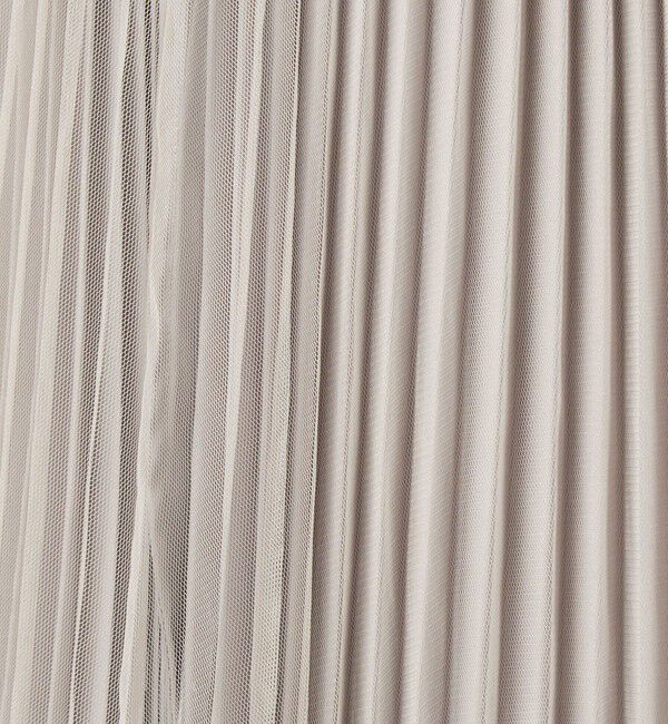 UNITED ARROWS green label relaxing「［size SHORT/TALLあり］2WAY チュール プリーツ スカート」|フレア|