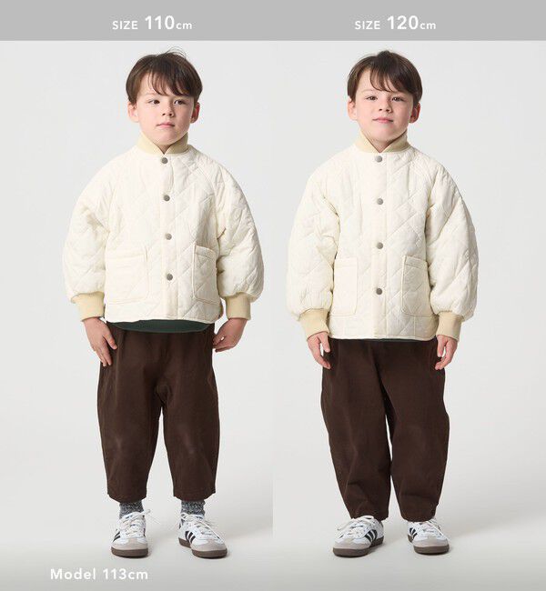 UNITED ARROWS green label relaxing「【スタメンシリーズ】ダイヤキルト ブルゾン/ キッズ 100cm-160cm」|その他|