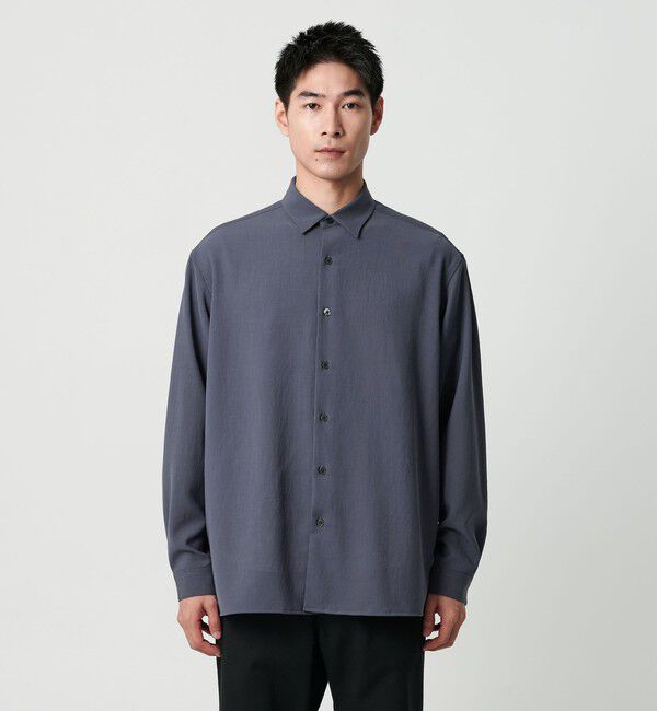 UNITED ARROWS green label relaxing「ワッシャーポプリン ボックス シャツ」|シャツ・ブラウス|