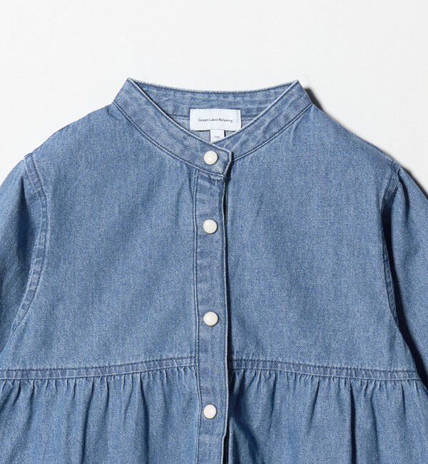 UNITED ARROWS green label relaxing「デニム ティアード チュニック ワンピ / キッズ  100cm-160cm」|チュニック|