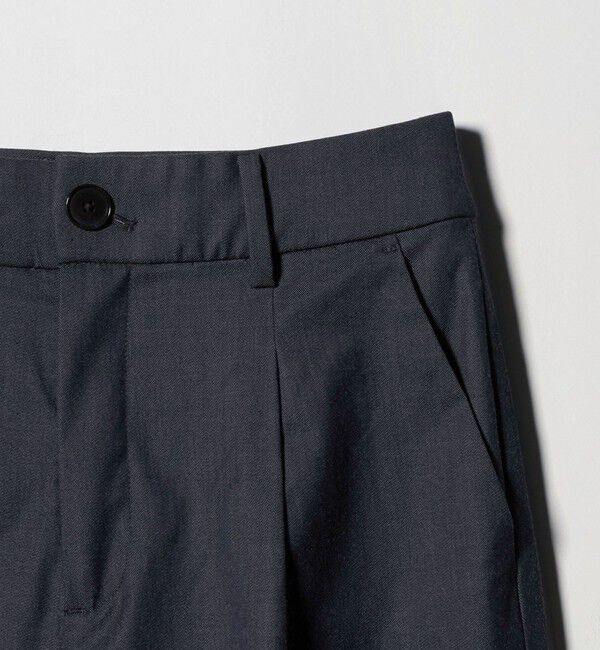 UNITED ARROWS green label relaxing「［size SHORT/TALLあり］キチントボトムス カバー ワイド パンツ シャンブレー」|スラックス|