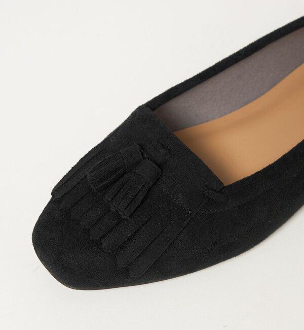 UNITED ARROWS green label relaxing「【WEB限定】キルトタッセル フラットシューズ 撥水」|ローファー|