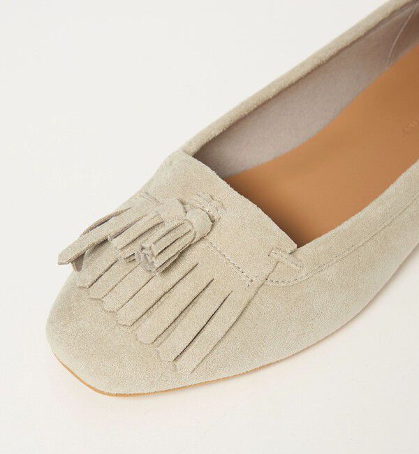 UNITED ARROWS green label relaxing「【WEB限定】キルトタッセル フラットシューズ 撥水」|ローファー|