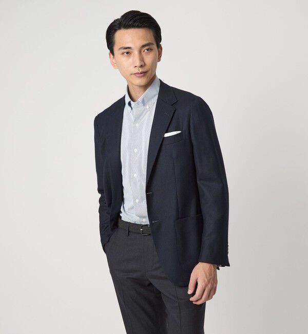 UNITED ARROWS green label relaxing「REDA BLAZER ホップサック 2B RG ジャケット」|テーラードジャケット|