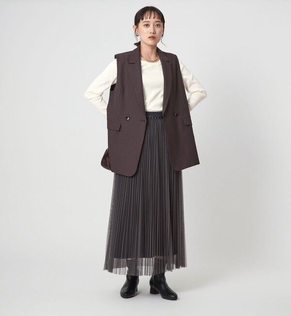 UNITED ARROWS green label relaxing「フライス Uネック Tシャツ」|Tシャツ・カットソー|