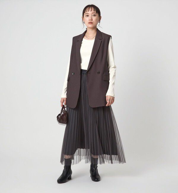 UNITED ARROWS green label relaxing「フライス Uネック Tシャツ」|Tシャツ・カットソー|