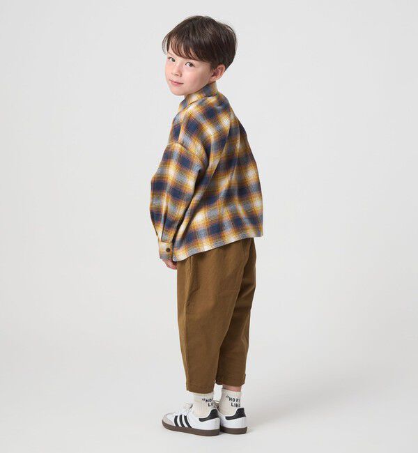 UNITED ARROWS green label relaxing「オンブレチェック シャツ / キッズ  100cm-160cm」|シャツ・ブラウス|