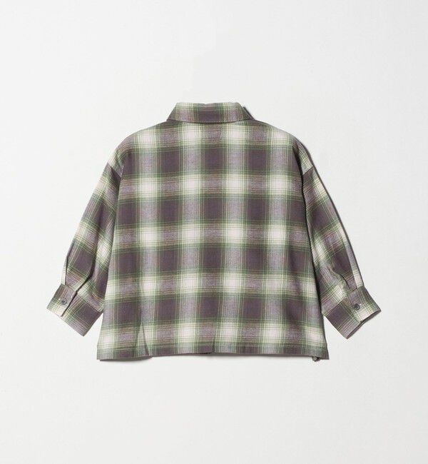UNITED ARROWS green label relaxing「オンブレチェック シャツ / キッズ  100cm-160cm」|シャツ・ブラウス|