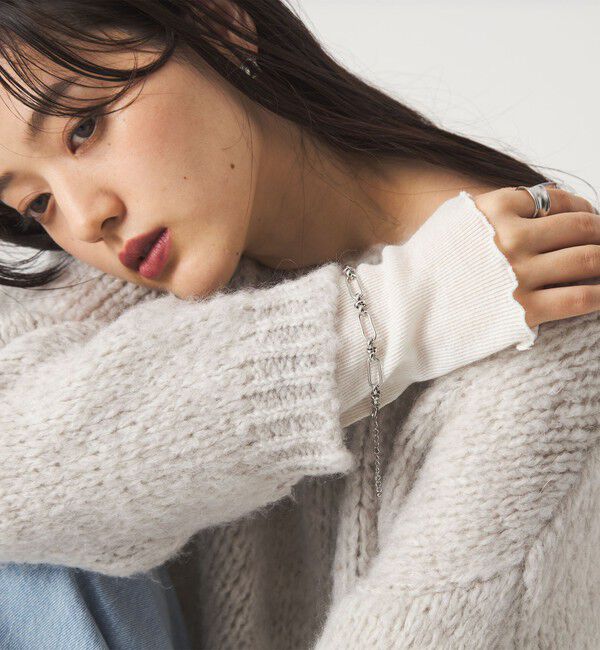 UNITED ARROWS green label relaxing「【WEB限定】デザインチェーン ブレスレット」|ブレスレット・バングル|