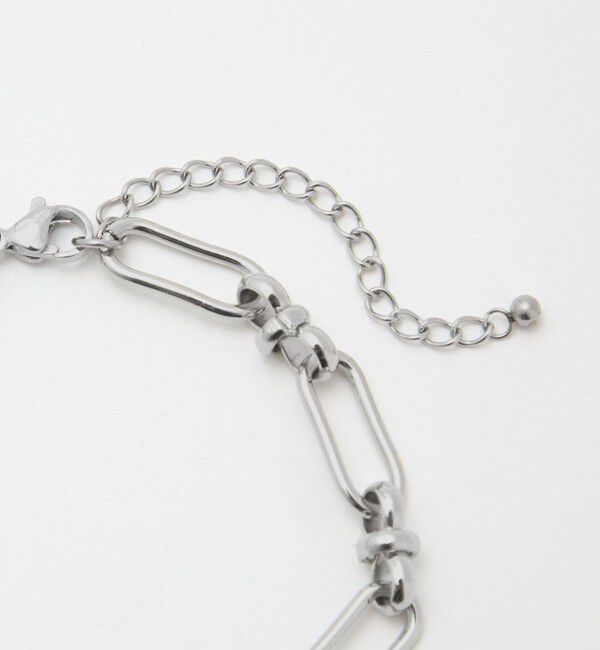 UNITED ARROWS green label relaxing「【WEB限定】デザインチェーン ブレスレット」|ブレスレット・バングル|