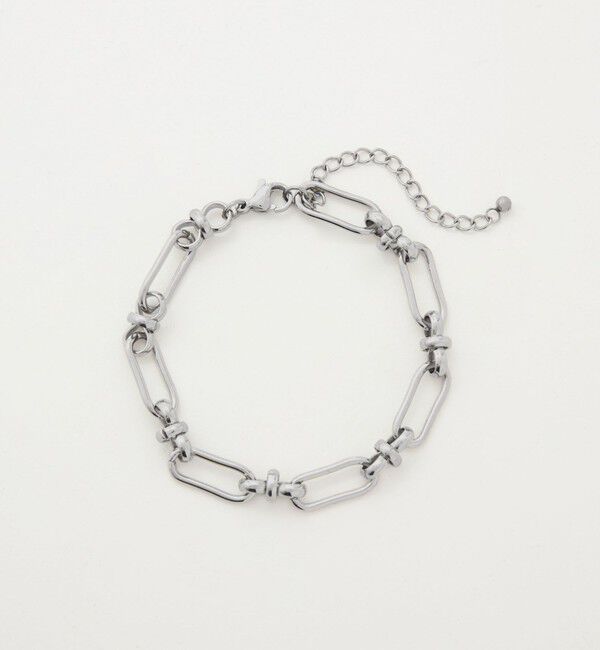 UNITED ARROWS green label relaxing「【WEB限定】デザインチェーン ブレスレット」|ブレスレット・バングル|