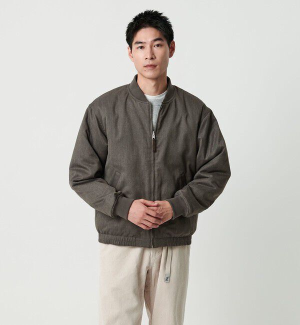 UNITED ARROWS green label relaxing「パデッド リバーシブル ジップ ブルゾン」|ブルゾン・スタジャン|