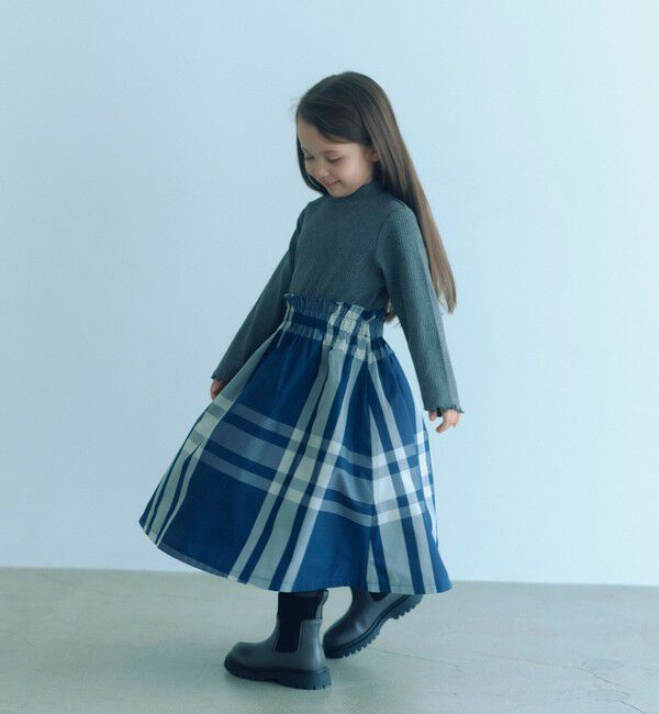 UNITED ARROWS green label relaxing「ドッキング ワンピース / キッズ  100cm-160cm」|ワンピース|MD.GRAY