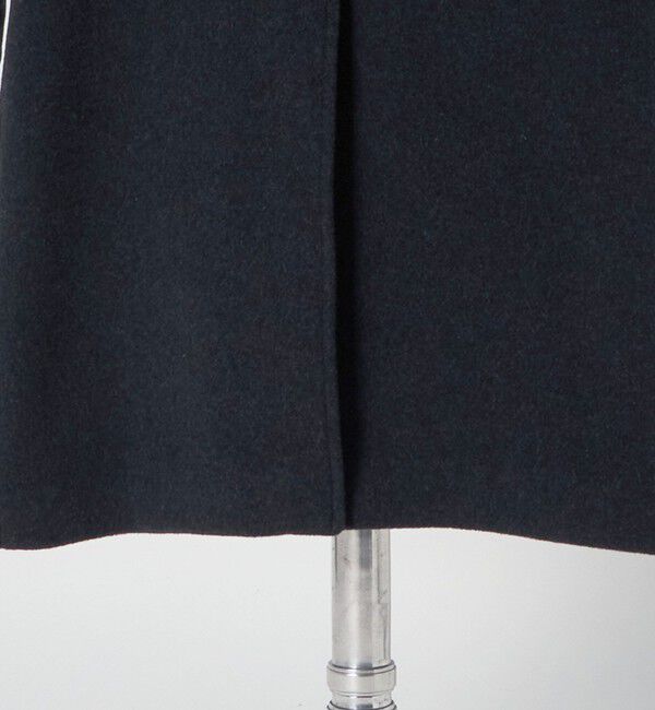 UNITED ARROWS green label relaxing「Ballis バリス モッサー バルカラー ネイビー ステンカラーコート」|ステンカラーコート|