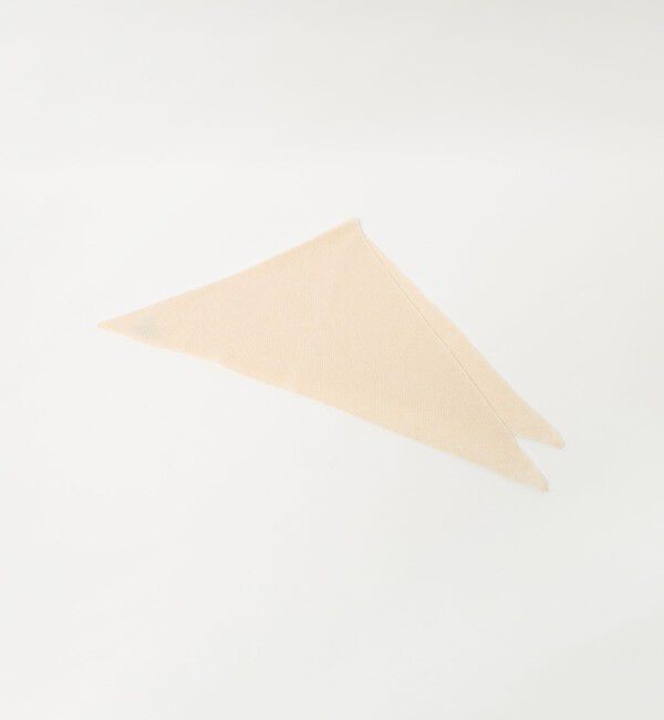 EMMEL REFINES「＜WILLIAM BRUNTON＞トライアングル スカーフ＜ Select by EMMEL REFINES ＞」|マフラー|OFF WHITE