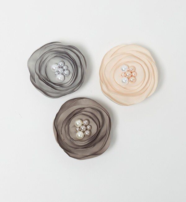 UNITED ARROWS green label relaxing「フラットフラワー コサージュ」|ブローチ・コサージュ|