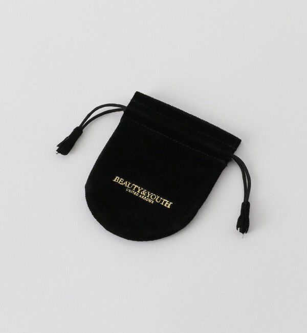 BEAUTY&YOUTH UNITED ARROWS「K10イエローゴールド パイプピアス」|ピアス|