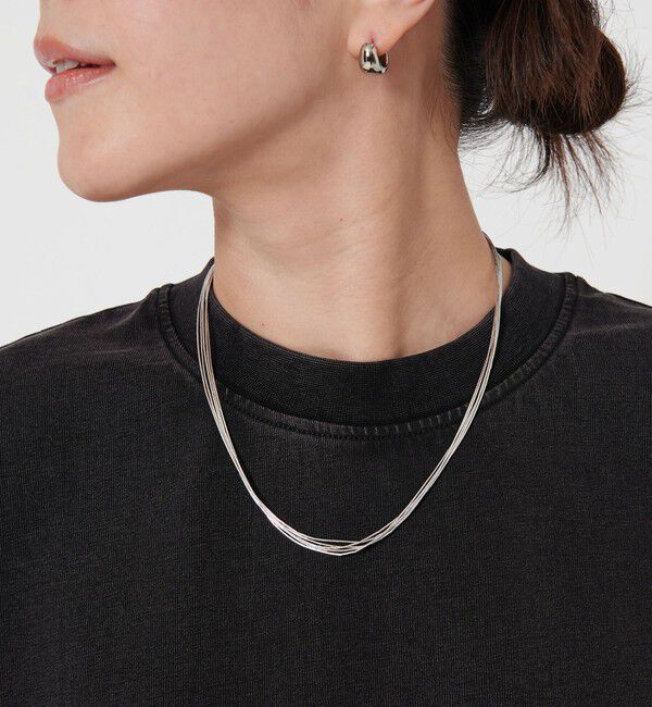 BEAUTY&YOUTH UNITED ARROWS「＜Native SilverStreams＞シルバー 5連 ネックレス」|ネックレス|SILVER