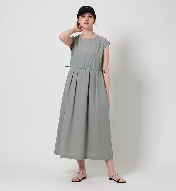 BEAUTY&YOUTH UNITED ARROWS「【別注】＜THOUSAND MILE＞ノースリーブ ワンピース -UVカット/はっ水-」|ワンピース|MD.GRAY
