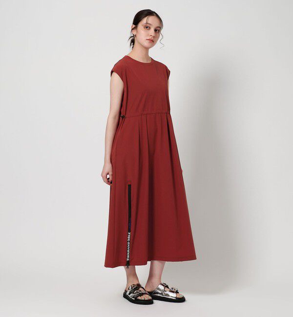 BEAUTY&YOUTH UNITED ARROWS「【別注】＜THOUSAND MILE＞ノースリーブ ワンピース -UVカット/はっ水-」|ワンピース|RED
