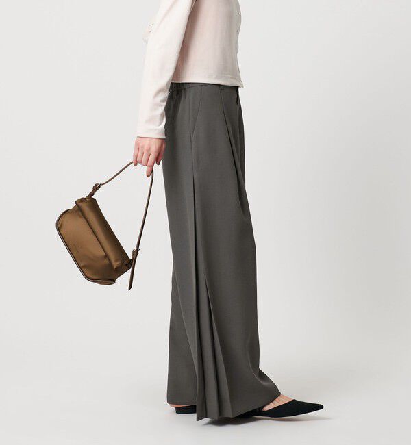 BEAUTY&YOUTH UNITED ARROWS「ポリエステル プリーツワイドパンツ」|その他|