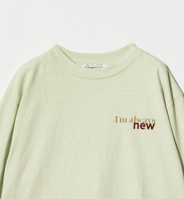 BEAUTY&YOUTH UNITED ARROWS「【別注】＜Americana＞ロゴロングスリーブTシャツ」|Tシャツ・カットソー|