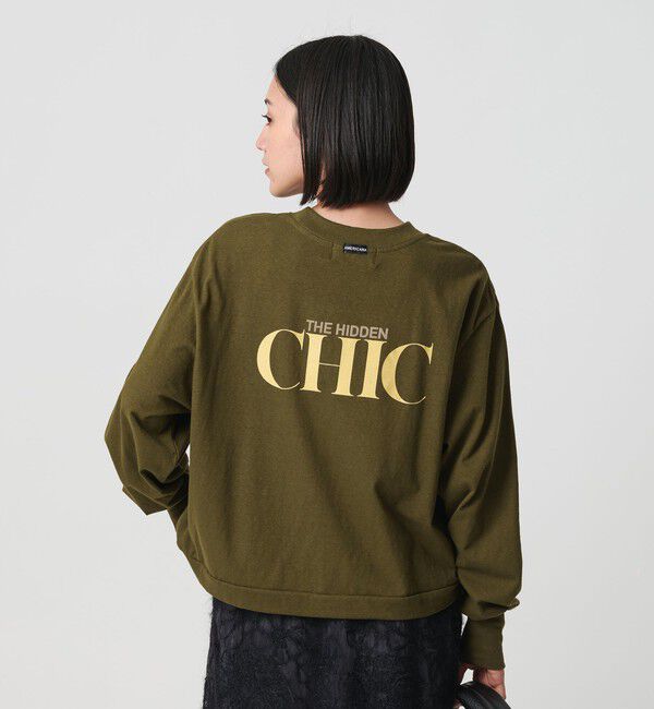 BEAUTY&YOUTH UNITED ARROWS「【別注】＜Americana＞ロゴロングスリーブTシャツ」|Tシャツ・カットソー|