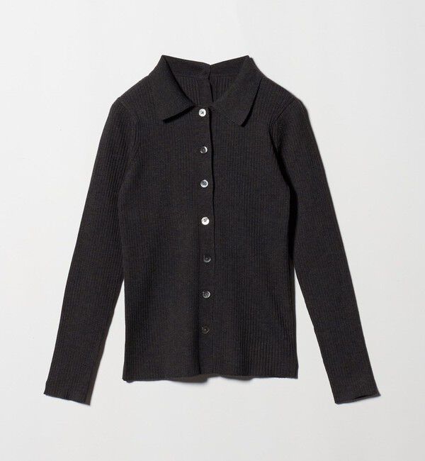 BEAUTY&YOUTH UNITED ARROWS「ポリエステルブレンド シャツカーディガン 2WAY」|カーディガン|