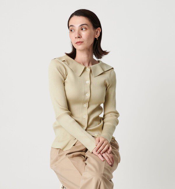 BEAUTY&YOUTH UNITED ARROWS「ポリエステルブレンド シャツカーディガン 2WAY」|カーディガン|