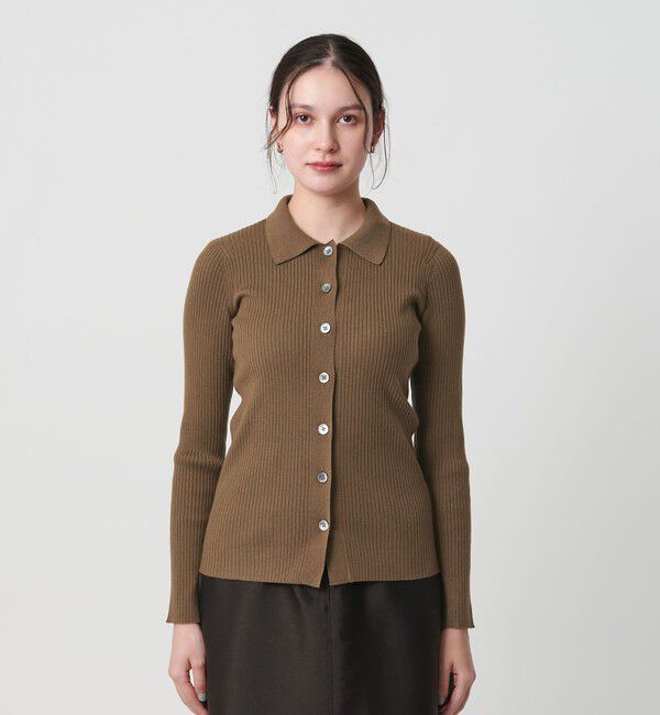 BEAUTY&YOUTH UNITED ARROWS「ポリエステルブレンド シャツカーディガン 2WAY」|カーディガン|