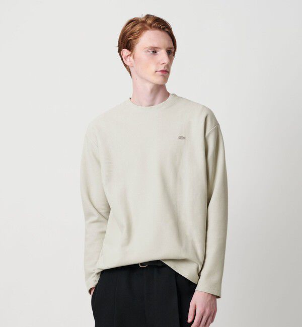 BEAUTY&YOUTH UNITED ARROWS「＜LACOSTE for BEAUTY&YOUTH＞ワントーン ロングスリーブ Tシャツ」|Tシャツ・カットソー|