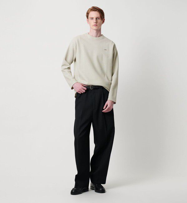 BEAUTY&YOUTH UNITED ARROWS「＜LACOSTE for BEAUTY&YOUTH＞ワントーン ロングスリーブ Tシャツ」|Tシャツ・カットソー|